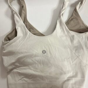 lululemon athletica Cream Sports Bra